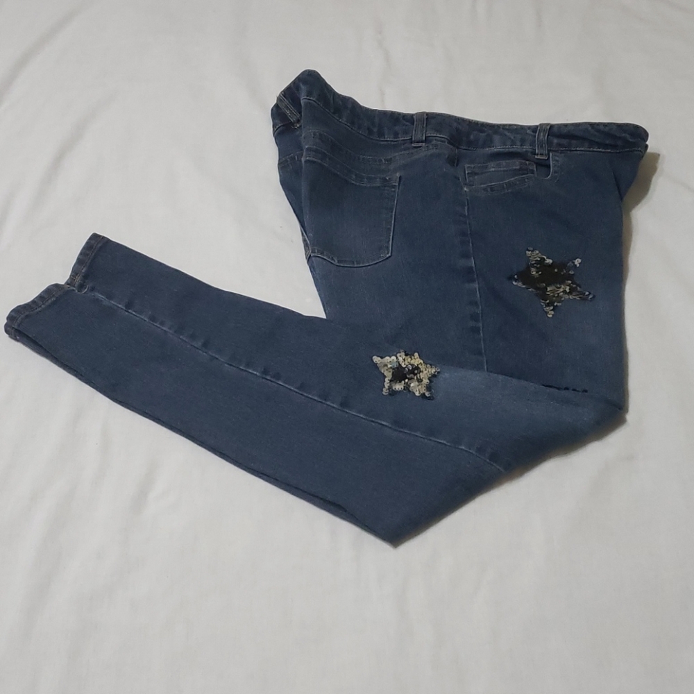 Total Girl (Junior's) Star Embellished Jeans
